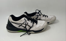 Load image into Gallery viewer, Asics Mens Gel-Dedicate 7 1041A223 White Black Lace-Up Sneaker Shoes Size 9
