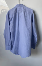 Load image into Gallery viewer, Brooks Brothers Mens Blue Pinstripe Long Sleeve Button Front Dress Shirt Sz 15.5
