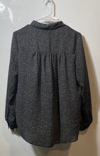 Load image into Gallery viewer, H&amp;M Womens Black White Collared Long Sleeve Blouse Top Size Small
