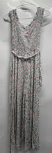 Load image into Gallery viewer, Guess Womens Light Gray Floral Print Wide Leg One-Piece Jumpsuit Size XS

