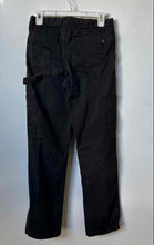 Load image into Gallery viewer, Psycho Bunny Boys Black Straight Leg Pockets Carpenter Pants Size Large 14-16
