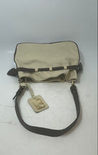 Load image into Gallery viewer, Valentina Womens Beige Brown Charm Inner Pockets Shoulder Handbag
