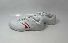Load image into Gallery viewer, Chasse Womens Flip IV White Leather Lace-Up Cheerleading Shoes Sz 8.5 With Tags
