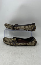 Load image into Gallery viewer, Coach Womens Brown Signature Print Slip-On Loafers Shoes Size 7.5M
