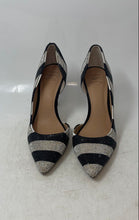 Load image into Gallery viewer, INC International Concepts Womens Black Silver Stiletto D'Orsay Heels Size 8.5M
