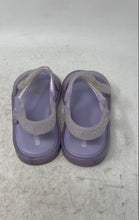 Load image into Gallery viewer, Mini Melissa Girls Stripes M Lover Purple Open Toe Strappy Sandals Size 11
