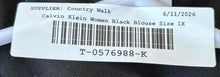 Load image into Gallery viewer, Calvin Klein Womens Black Sleeveless Crew Neck Pullover Tank Top Size 1X
