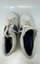 Load image into Gallery viewer, Authentic Tory Burch Womens Carter White Blue Leather Sneakers Shoes Size 9 M
