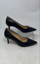 Load image into Gallery viewer, Franco Sarto Womens Black Slip-On Pointed Toe Stiletto Pump Heels Size 6W
