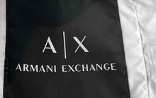 Load image into Gallery viewer, Armani Exchange Mens White And Black Long Sleeve Windbreaker Jacket Sz M W/Tags
