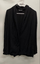 Load image into Gallery viewer, Zara Womens Black Long Sleeve Open Front Cardigan Blouse Top Size XS-S
