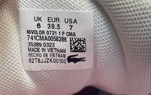 Load image into Gallery viewer, Lacoste Mens Nivolor 0721 White Low Top Lace-Up Sneaker Shoes Size 7
