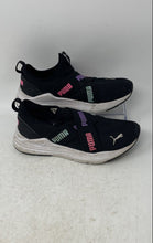Load image into Gallery viewer, Puma Girls Wired Run 386826-01 Black Low Top Slip-On Sneakers Shoes Size 5C
