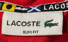 Load image into Gallery viewer, Lacoste Mens Red Crew Neck Short Sleeve Pullover T-Shirt Size Large
