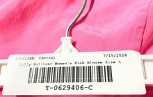 Load image into Gallery viewer, Lilly Pulitzer Womens Pink Strapless Ruffle Pullover Blouse Top Size Large
