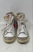 Load image into Gallery viewer, Nike Womens Blazer Mid 77 White Red Leather Lace-Up Sneakers Shoes Size 7.5
