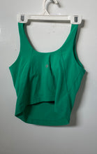 Load image into Gallery viewer, Lululemon Womens Green Sleeveless V-Neck Activewear Cropped Tank Top Size 4
