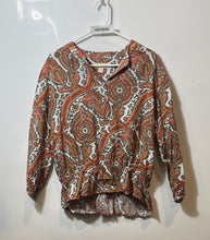 Load image into Gallery viewer, Michael Kors Womens Multicolor Printed Long Sleeve Blouse Top Size P/L
