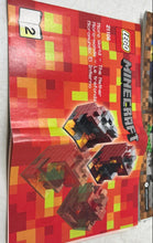 Load image into Gallery viewer, Lot Of 6 Pcs Assorted Lego Minecraft Large Print Instruction Manuals For Age 3+
