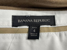 Load image into Gallery viewer, Banana Republic Womens Brown Knee-Length Side-Zip Straight &amp; Pencil Skirt Size 4
