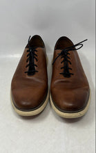 Load image into Gallery viewer, Vince Camuto Mens Talmai Brown Leather Round Toe Lace-Up Oxford Shoes Size 11M
