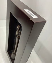 Load image into Gallery viewer, African Hand Carved Standing Female Figure In Wall Hanging Wood Frame
