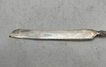 Load image into Gallery viewer, Vintage 20th Century Baroque By Godinger Silver-Tone Engraved Cake Knife
