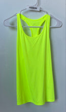 Load image into Gallery viewer, Nike Womens Dri-Fit Neon Yellow Activewear Sleeveless Racerback Tank Top Size S
