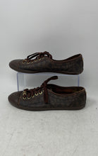 Load image into Gallery viewer, Michael Kors Womens Kristy Brown Logo Print Lace-Up Sneakers Shoes Size 8M
