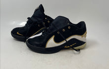 Load image into Gallery viewer, Nike Kids LeBron 22 White Black Gold-Tone Lace-Up Sneaker Shoes Size 5.5Y
