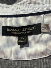 Load image into Gallery viewer, Banana Republic Mens Gray Knit Pocket Collared Short Sleeve Polo Shirt Size XL
