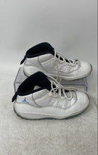 Load image into Gallery viewer, Nike Kids Air Jordan 11 Retro 378040-104 White Leather Sneakers Shoes Size 10C
