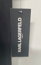 Load image into Gallery viewer, Karl Lagerfeld Womens Black Short Sleeve Rhinestone Pullover T-Shirt Sz S W/Tag

