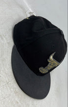 Load image into Gallery viewer, New Era Mens Black Wool Chicago Bulls NBA Snapback Cap Size M/L
