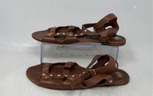 Load image into Gallery viewer, Juicy Couture Womens Brown Leather Open Toe Ankle Strap Sandals Size 9M
