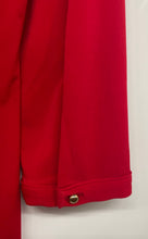 Load image into Gallery viewer, Dana Buchman Womens Red Long Sleeve V-Neck Casual Blouse Top Size Small
