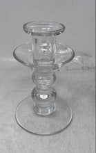 Load image into Gallery viewer, Clear Crystal Glossy Finish Home Decorative Candle Holder Set Of 2 Pcs
