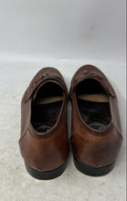 Load image into Gallery viewer, Unbranded Mens Brown Leather Round Toe Tassel Slip-On Loafer Shoes Size 44
