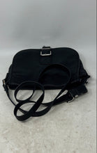 Load image into Gallery viewer, Michael Kors Womens Black Leather Adjustable Strap Buckle Flap Crossbody Bag
