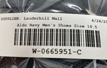 Load image into Gallery viewer, Aldo Mens Navy Blue Brown Round Toe Low Top Lace-Up Sneaker Shoes Size 10.5
