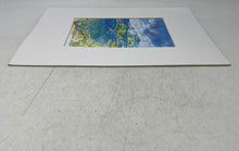 Load image into Gallery viewer, Blues And Greens Antigua Caribbean Coastal Landscape Painting By English Harbour
