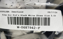 Load image into Gallery viewer, Nike Kids Air Jordan 1 Mid DQ8423-103 Black White Leather Sneakers Shoes Sz 5.5Y
