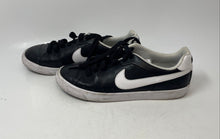 Load image into Gallery viewer, Nike Mens Court Tour Black White Leather Round Toe Lace-Up Sneaker Shoes Size 8
