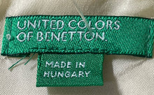 Load image into Gallery viewer, United Colors Of Benetton Womens White Cap Sleeve Round Neck Sheath Dress Size S
