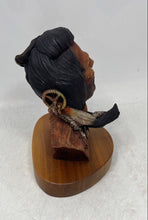 Load image into Gallery viewer, Native Americans Limited Edition Painted Horse Bust Sculpture By Neil J. Rose
