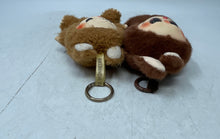 Load image into Gallery viewer, Lot Of 2 Pcs Pop Mart The Monsters Replica Brown Labubu Plush Toy Keychains
