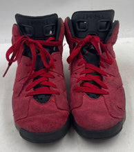 Load image into Gallery viewer, Authentic Nike Boys Air Jordan 6 Retro 384665-600 Red Black Sneakers Shoes Sz 5Y

