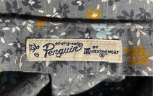 Load image into Gallery viewer, Original Penguin Mens Gray Floral Short Sleeve Collared Button-Up Shirt Size M
