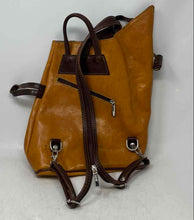 Load image into Gallery viewer, Unbranded Womens Brown Genuine Leather Detachable Strap Shoulder Backpack
