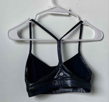 Load image into Gallery viewer, Lululemon Womens Flow Y Black Shimmer Lightweight Sweat Wicking Sports Bra Sz 6
